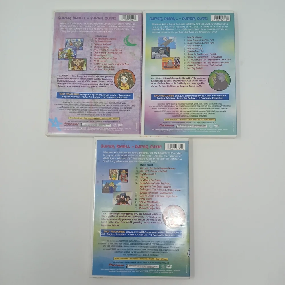 Adventures Of Mini-Goddess 3 Series Pioneer Urd Files Gan Chan Files Bell Files - Picture 2 of 4